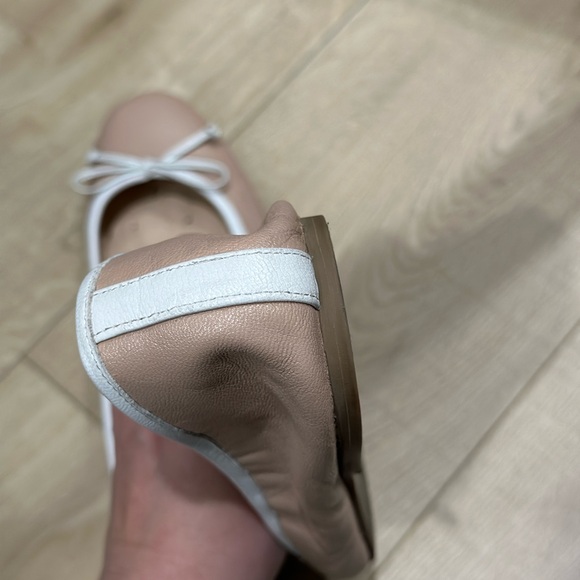Delman Pink and White Flats - Picture 7 of 11